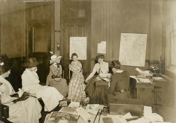 Women's suffrage headquarters, 1918